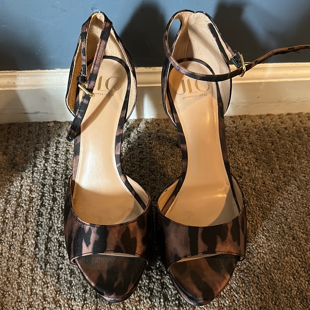 JLo Leopard Print Heels